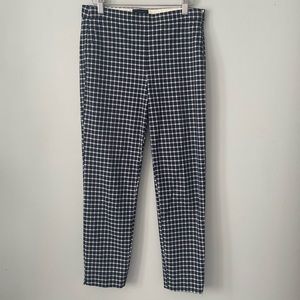 J CREW MARTIE TROUSER GINGHAM
